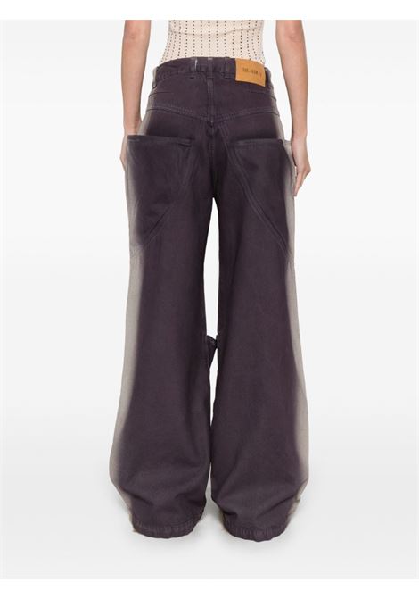 Purple and white pocket-detail jeans The attico - women THE ATTICO | 250WCP00198DDD102AA882